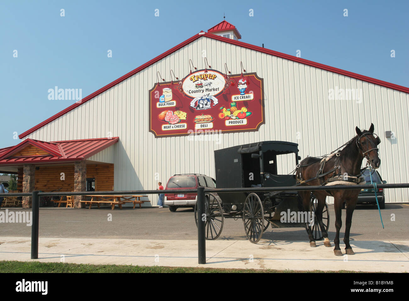 Troyer Country Market Berlin Ohio Stock Photo