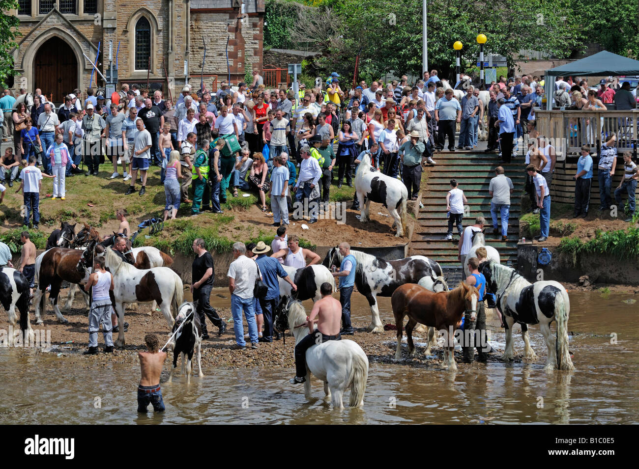 Appleby Horse Fair. Appleby-in-Westmorland, Cumbria, England, United Kingdom, Europe. Stock Photo