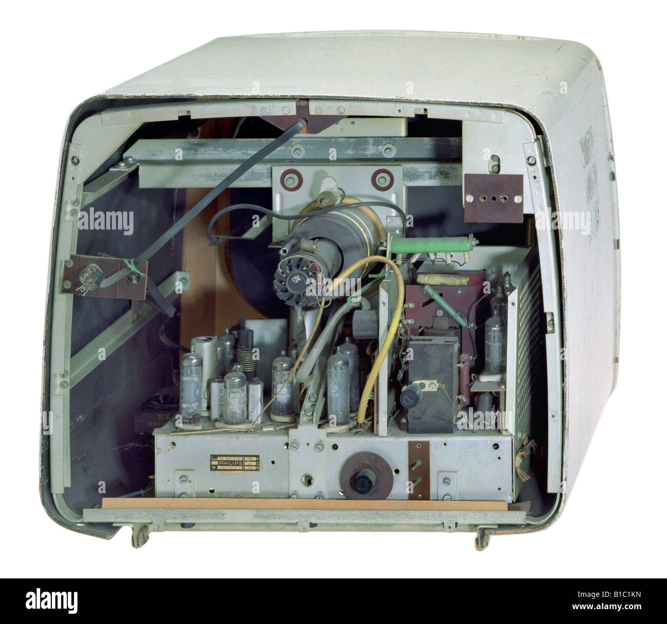 broadcast, television, TV set, types, type Philips TX 1422A, Netherlands, 1953, Stock Photo