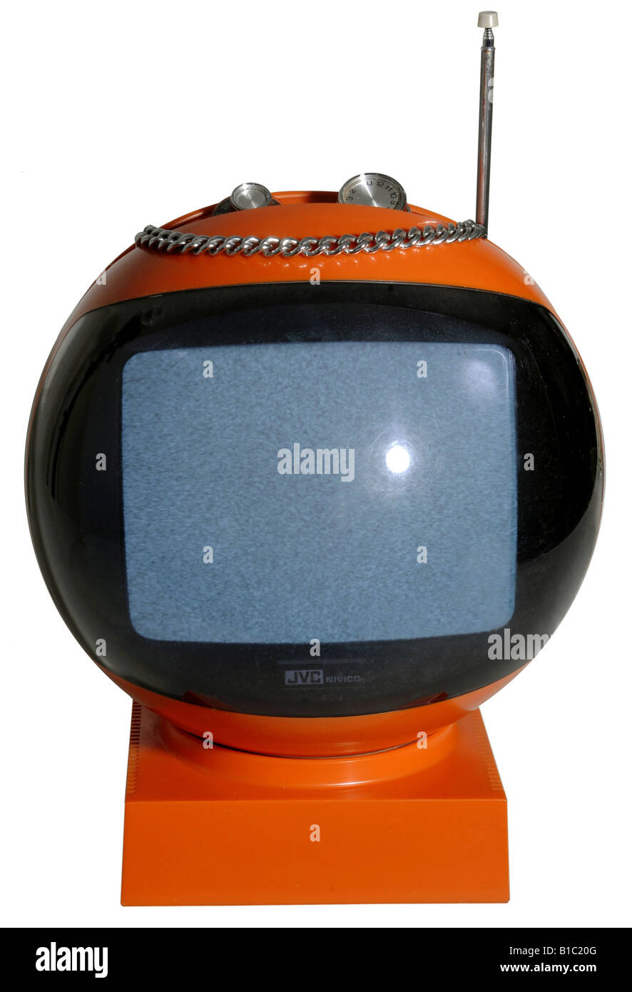 Orange tv set hi-res stock photography and images - Alamy