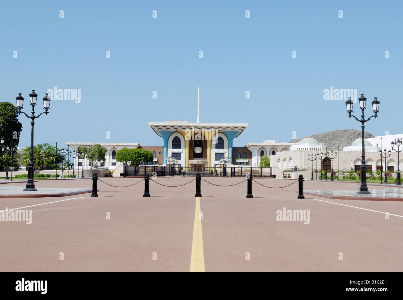 geography / travel, Oman, Muscat, Sultan Palace Qasr Al-Alam, exterior ...