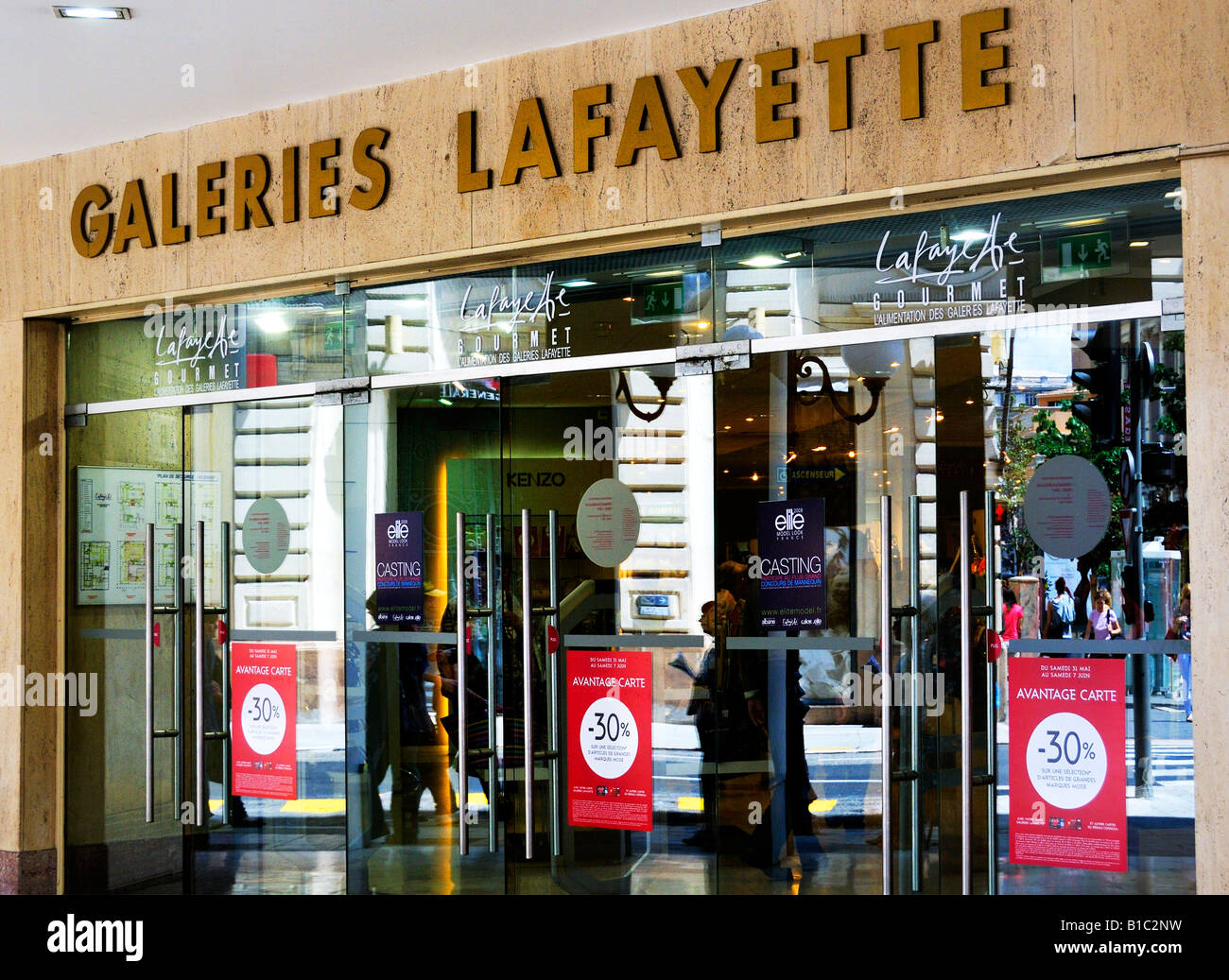 Galeries lafayette nice hi-res stock photography and images - Alamy
