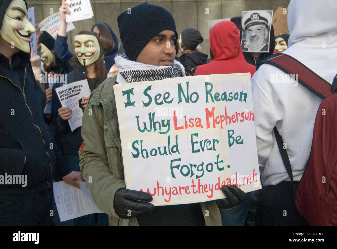 Scientology protest on the way back, I told them they neede…