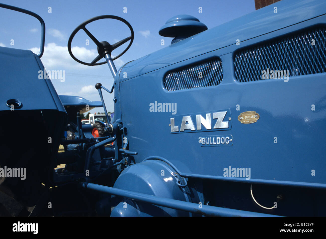 Lanz Bulldog Tractor At The Smallwood Vintage Rally Stock Photo