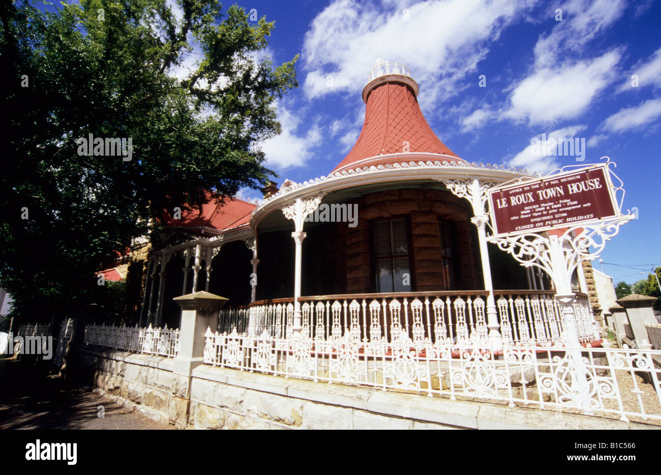 Oudtshoorn, South Africa, building, cultures, historical town house of