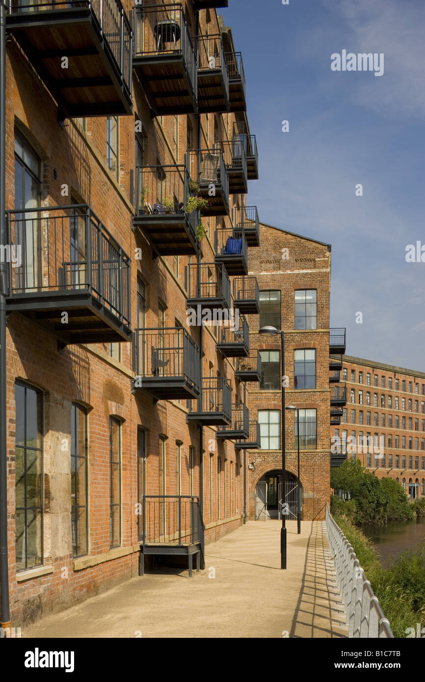 Roberts Wharf, Leeds. Refurbished listed building Stock Photo Alamy