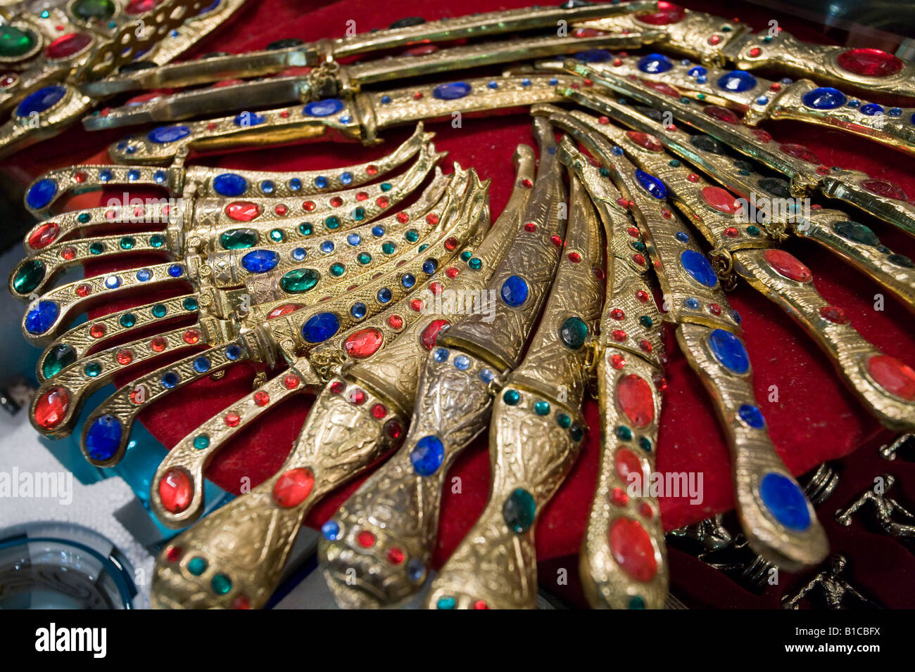 Letter Daggers An Array Of Jewel Encrusted Letter Openers Is Part Of A 