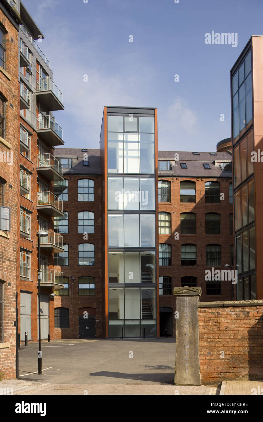 Roberts Wharf, Leeds. Refurbished listed building Stock Photo Alamy