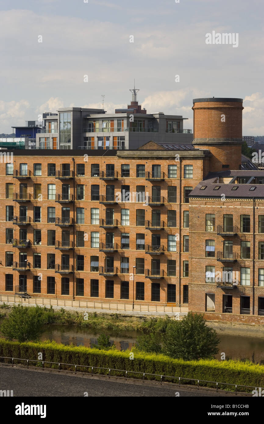 Roberts Wharf, Leeds. Refurbished listed building Stock Photo Alamy