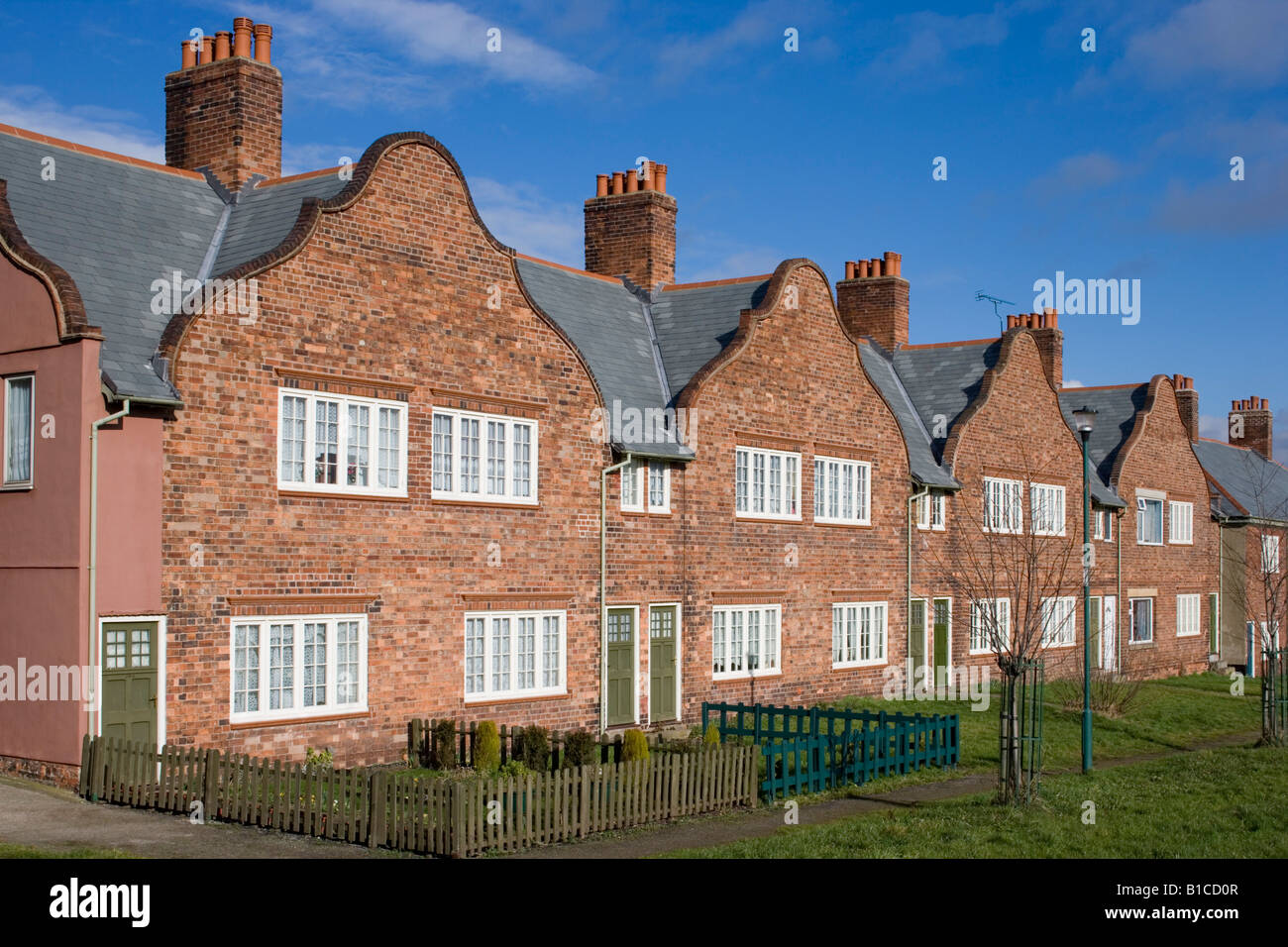 Creswell Model Village, Notts. Mining Village for Bolsover Colliery. Refurbished 2004 Stock