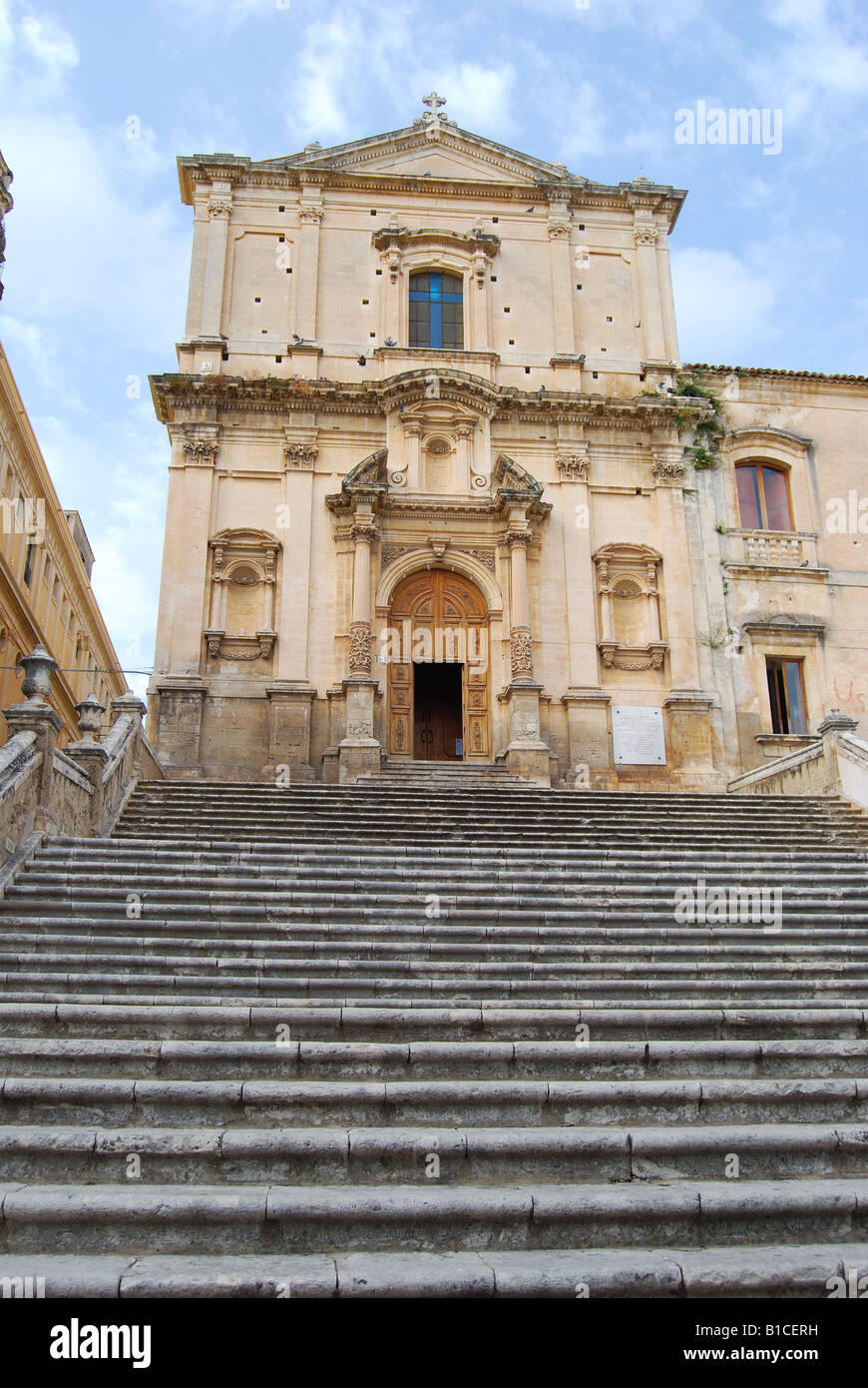 Chiesa de San Francesco, Noto, Syracuse Province, Sicily, Italy Stock Photo