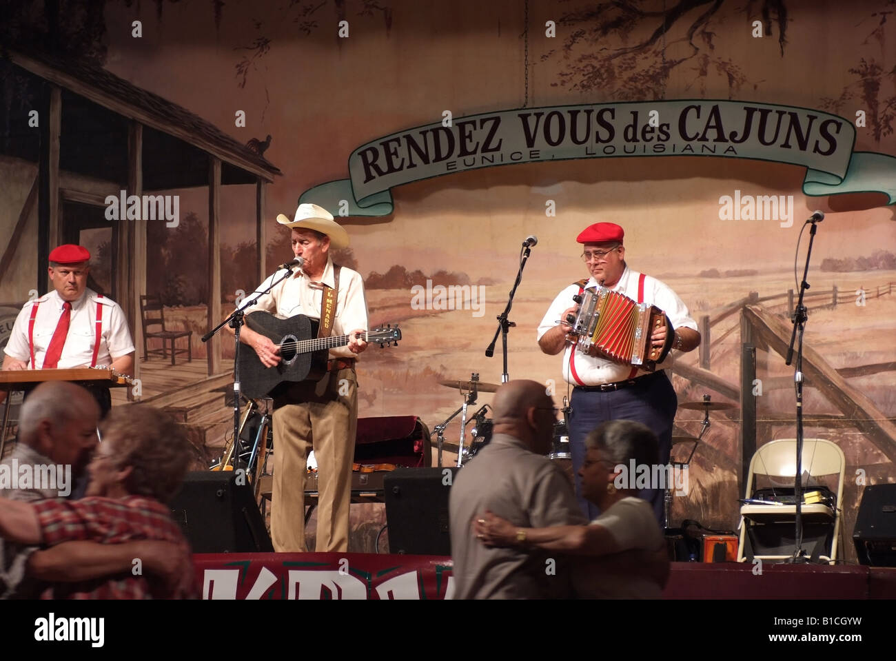 USA Louisiana LA Cajun Country Eunice Liberty Theater live radio show Stock  Photo - Alamy