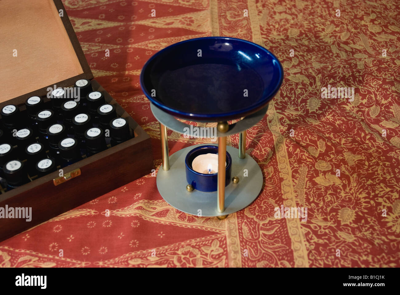 Aromatherapy oil vaporizer Stock Photo Alamy