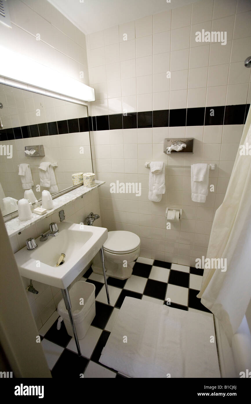 bathroom Hotel Pennsylvania Manhattan New York City Stock Photo