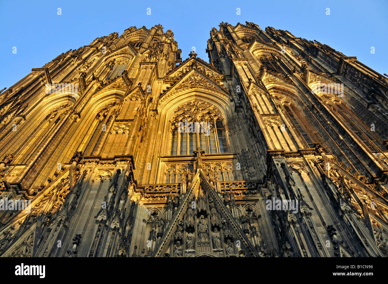 Cologne Cathedral west portal, Germany, North Rhine-Westphalia, Koeln Stock Photo