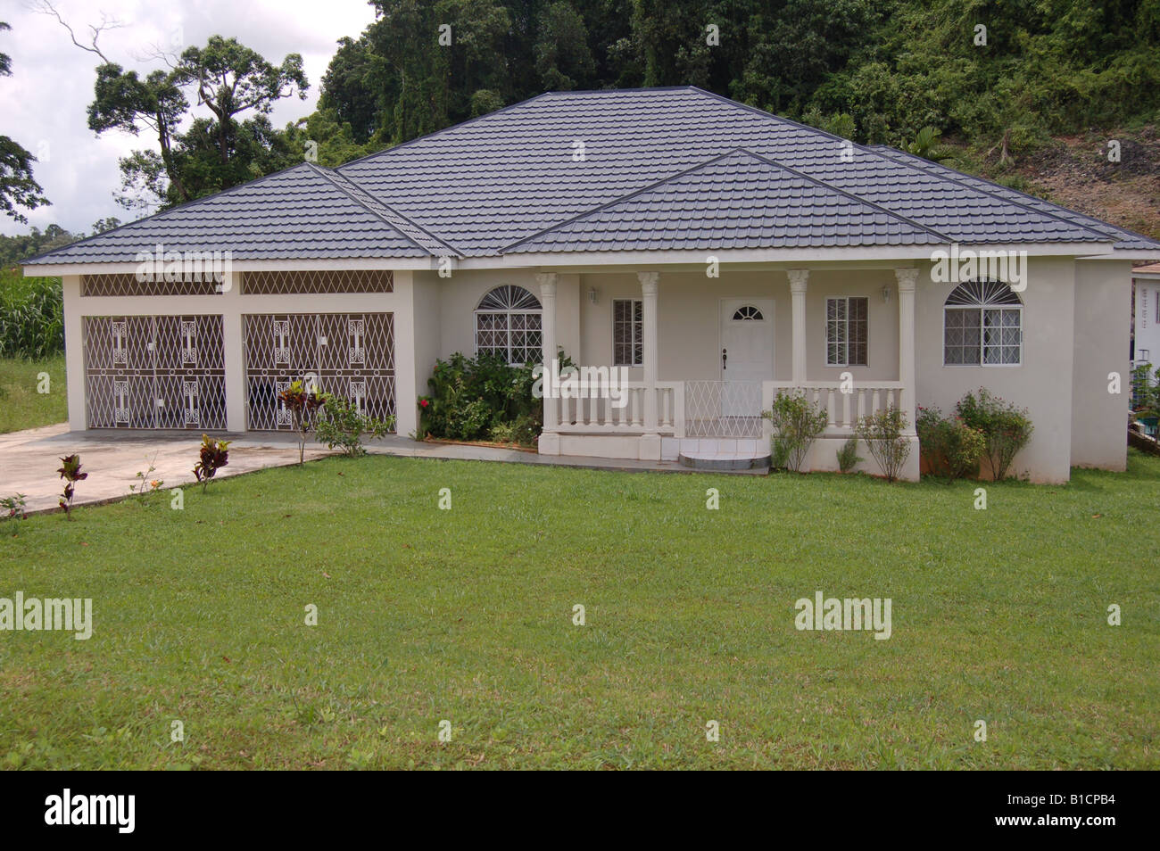  Beautiful  house  in Mandeville Jamaica  W I Stock Photo 