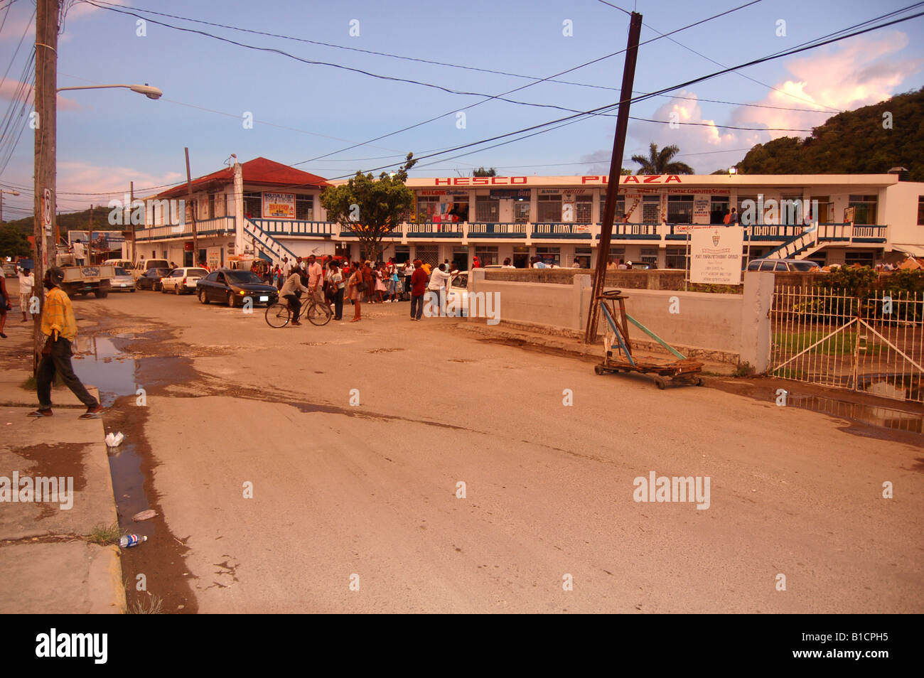 Port maria town at sunset, St.mary, Jamaica Stock Photo Alamy