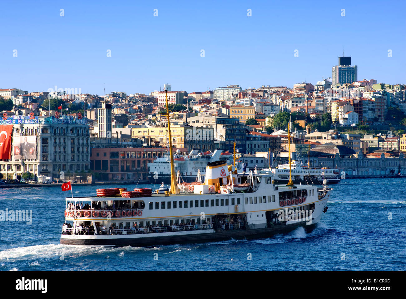 ferry on Bosphorus at Istanbul Stock Photo - Alamy