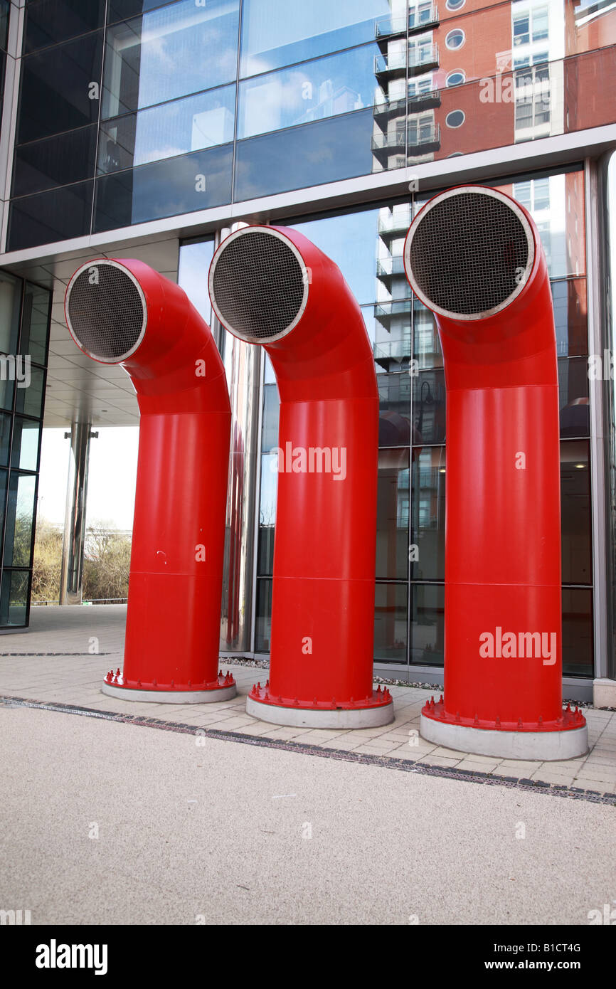 Air vents made into an architectural feature Stock Photo Alamy