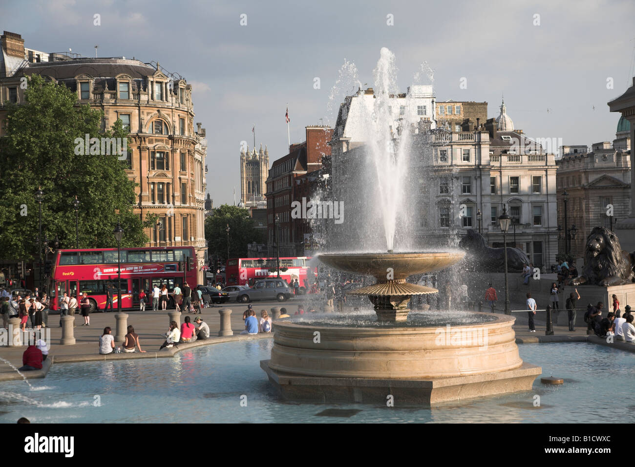Trafalgar Square London England Stock Photo - Alamy