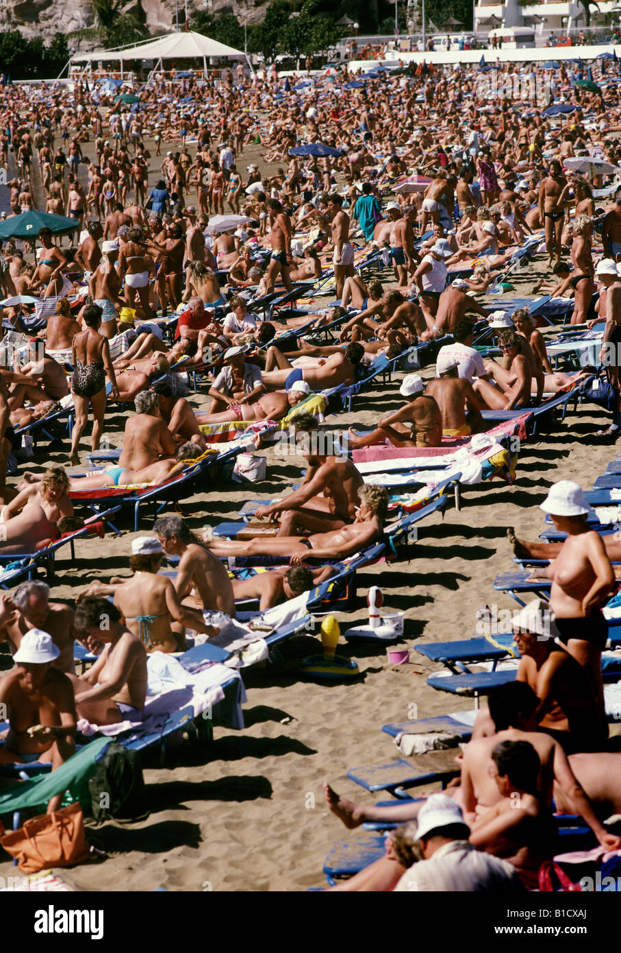 beach on canary islands Stock Photo