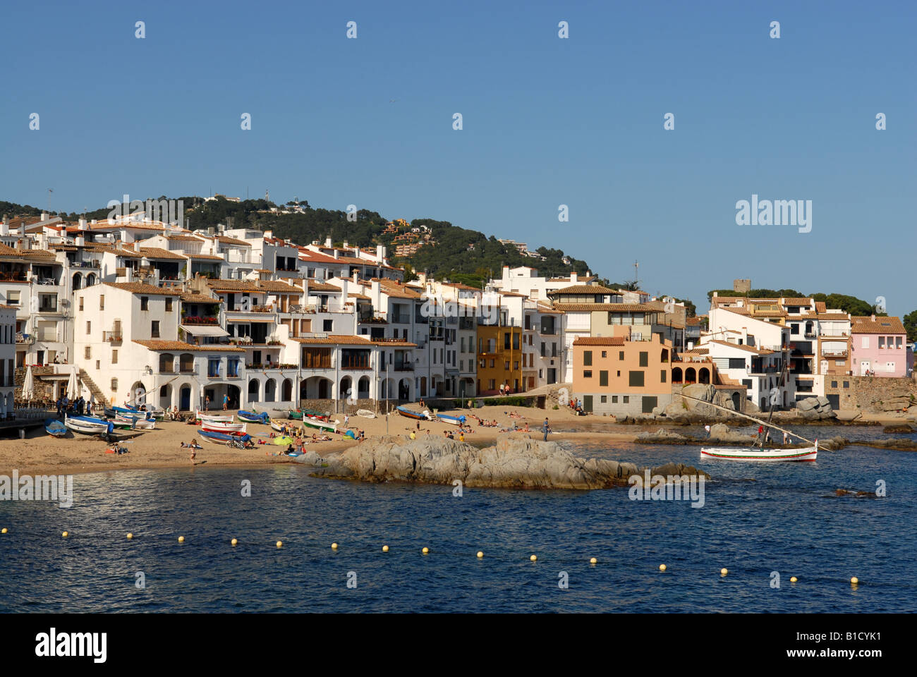 Port Bo at Calella Palafrugel Spain Stock Photo Alamy