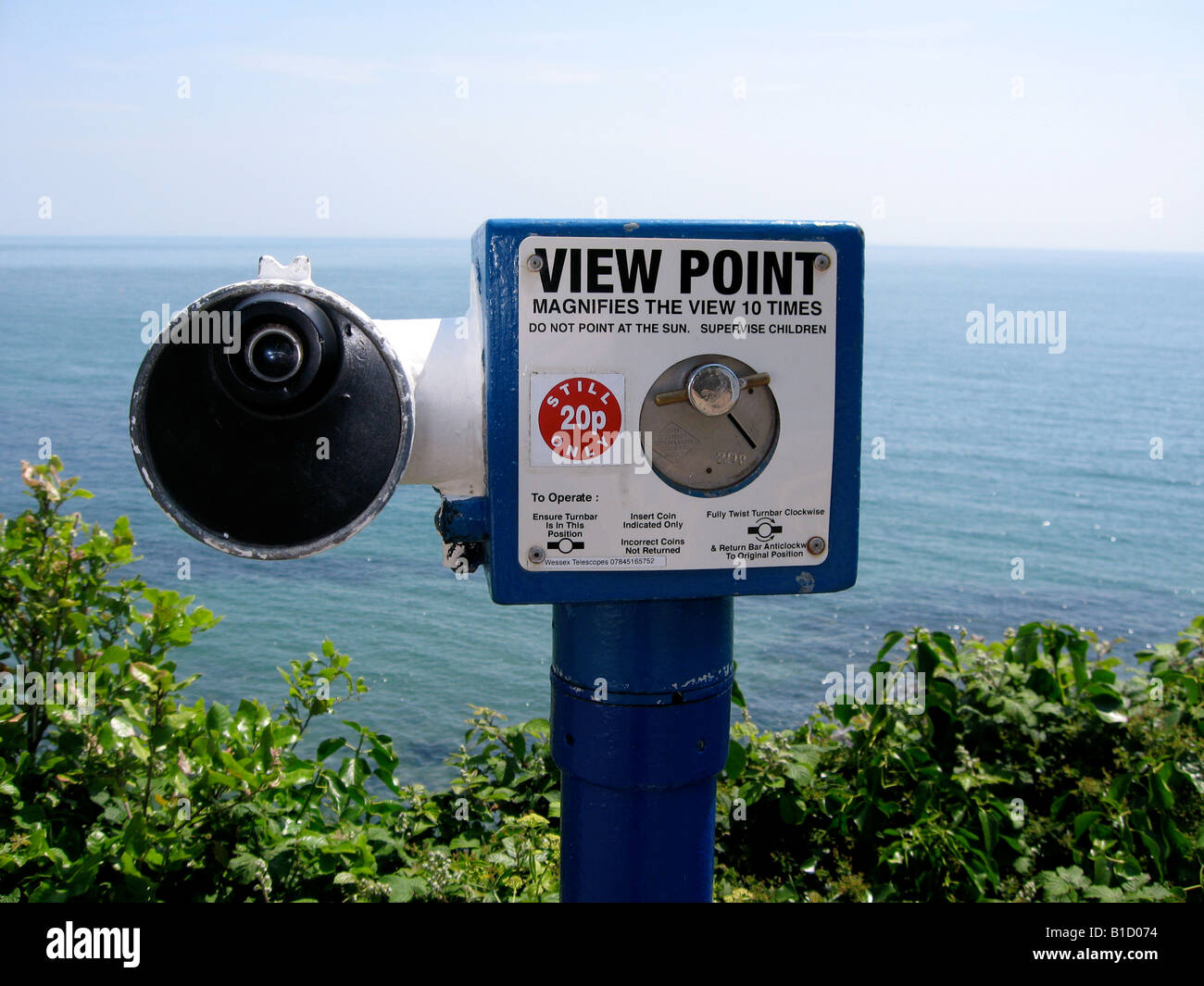 Holiday Telescope Stock Photo