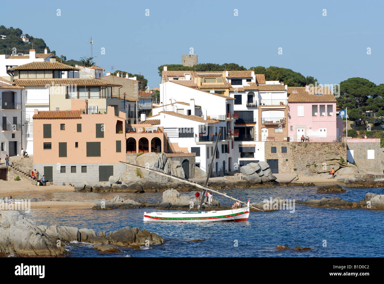 Port Bo at Calella Palafrugel Spain Stock Photo Alamy