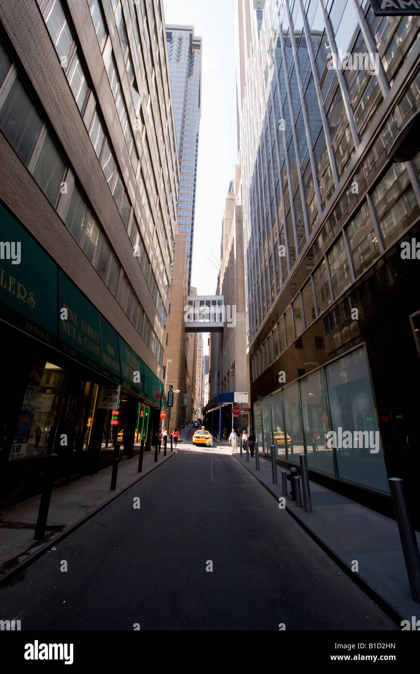 Pine Street, Lower Manhattan, NY Stock Photo Alamy
