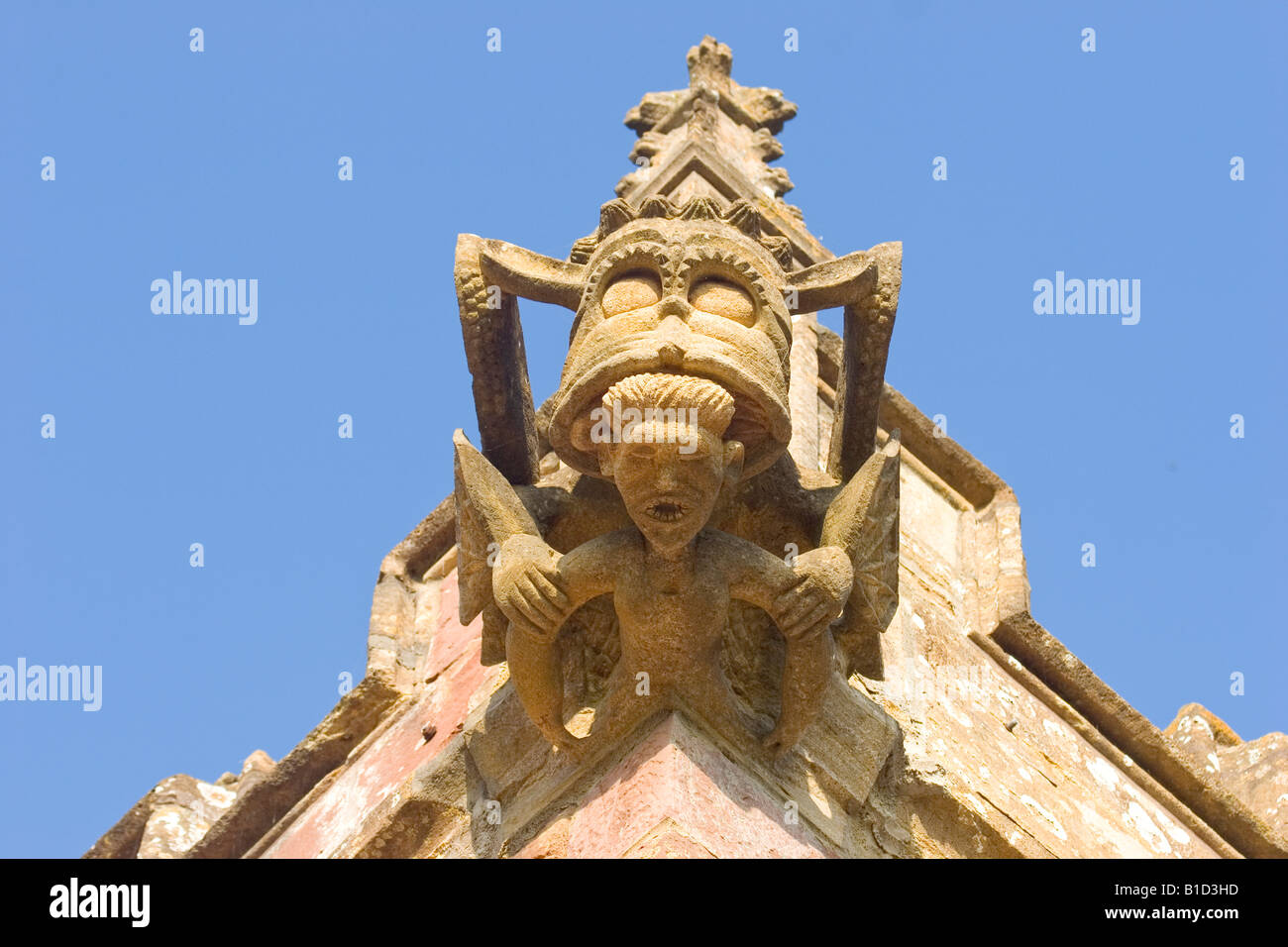 Gargoyle on Halsway Manor West Somerset Stock Photo