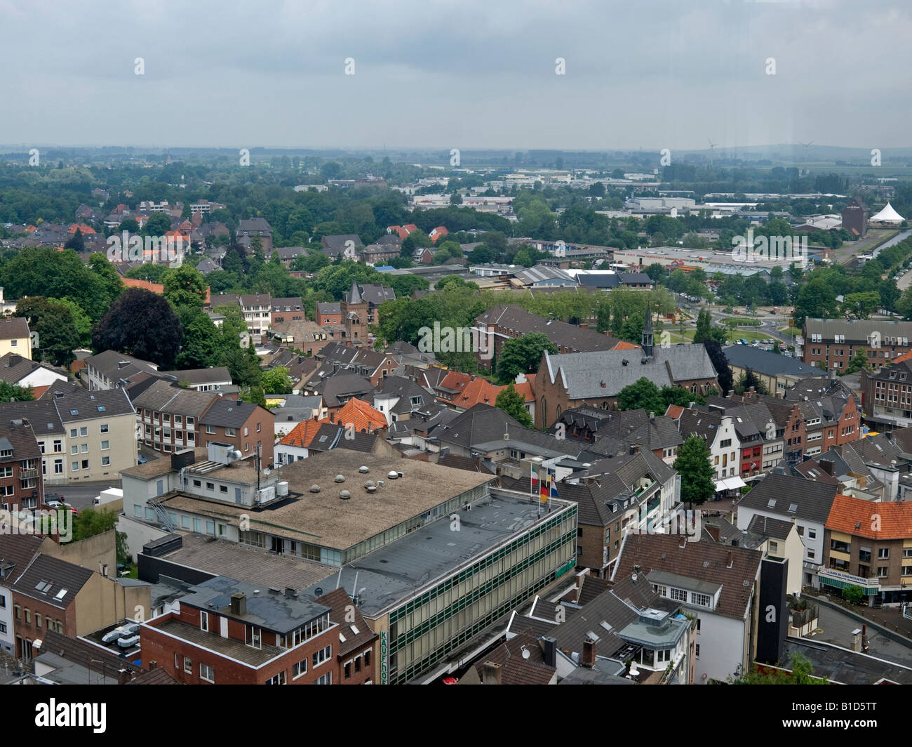 overview to the town Kleve North Rhine Westphalia Germany Stock Photo ...
