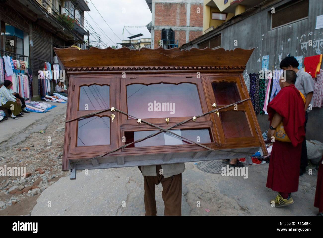 Transport Of Furniture In Kathmandu Nepal Stock Photo 18115431