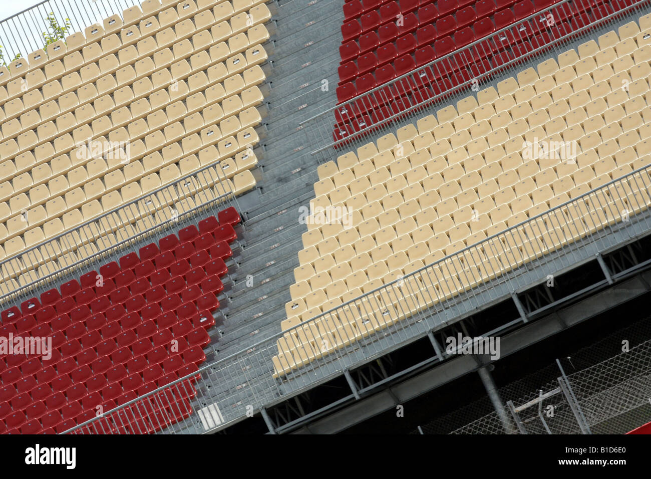 Chequer seating stadiums arena hi-res stock photography and images - Alamy
