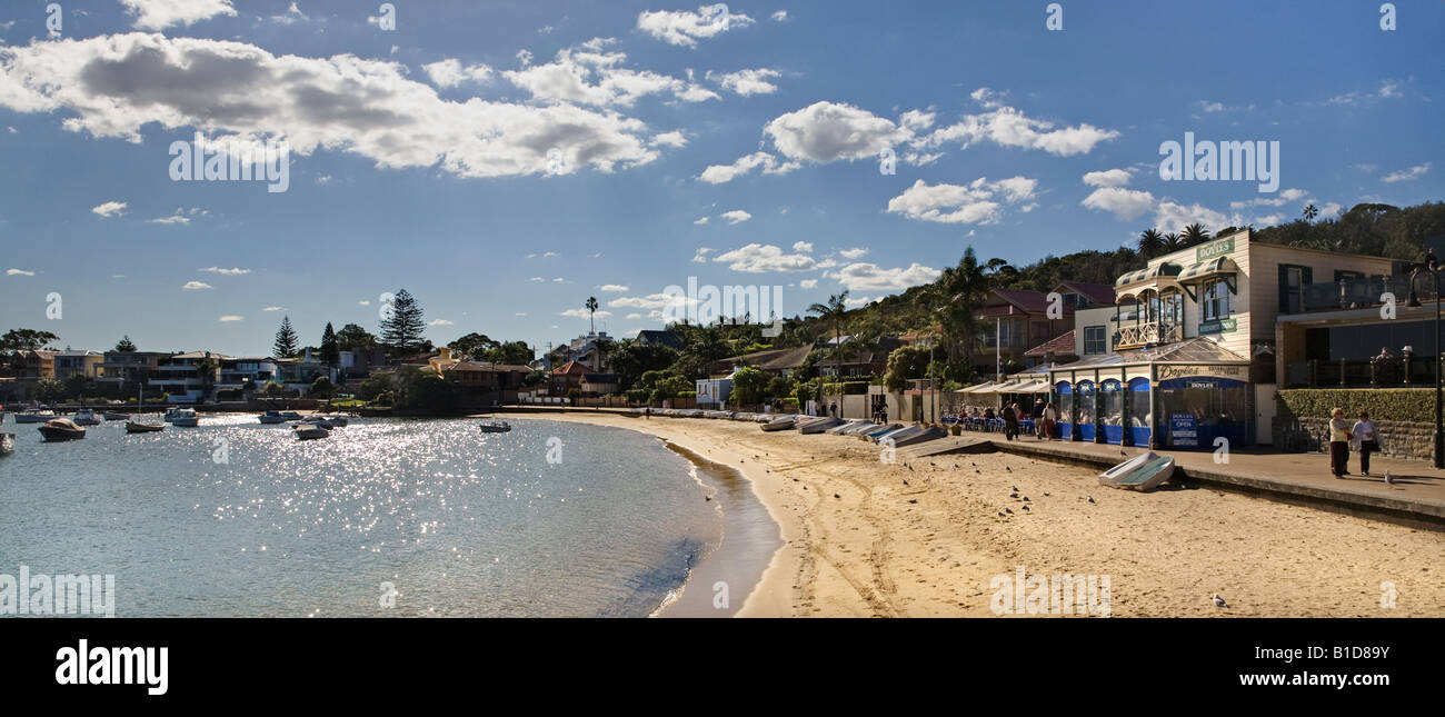 Doyles seafood restaurant at Watsons Bay on Sydney serves the most famous fish and chips in Australia Stock Photo