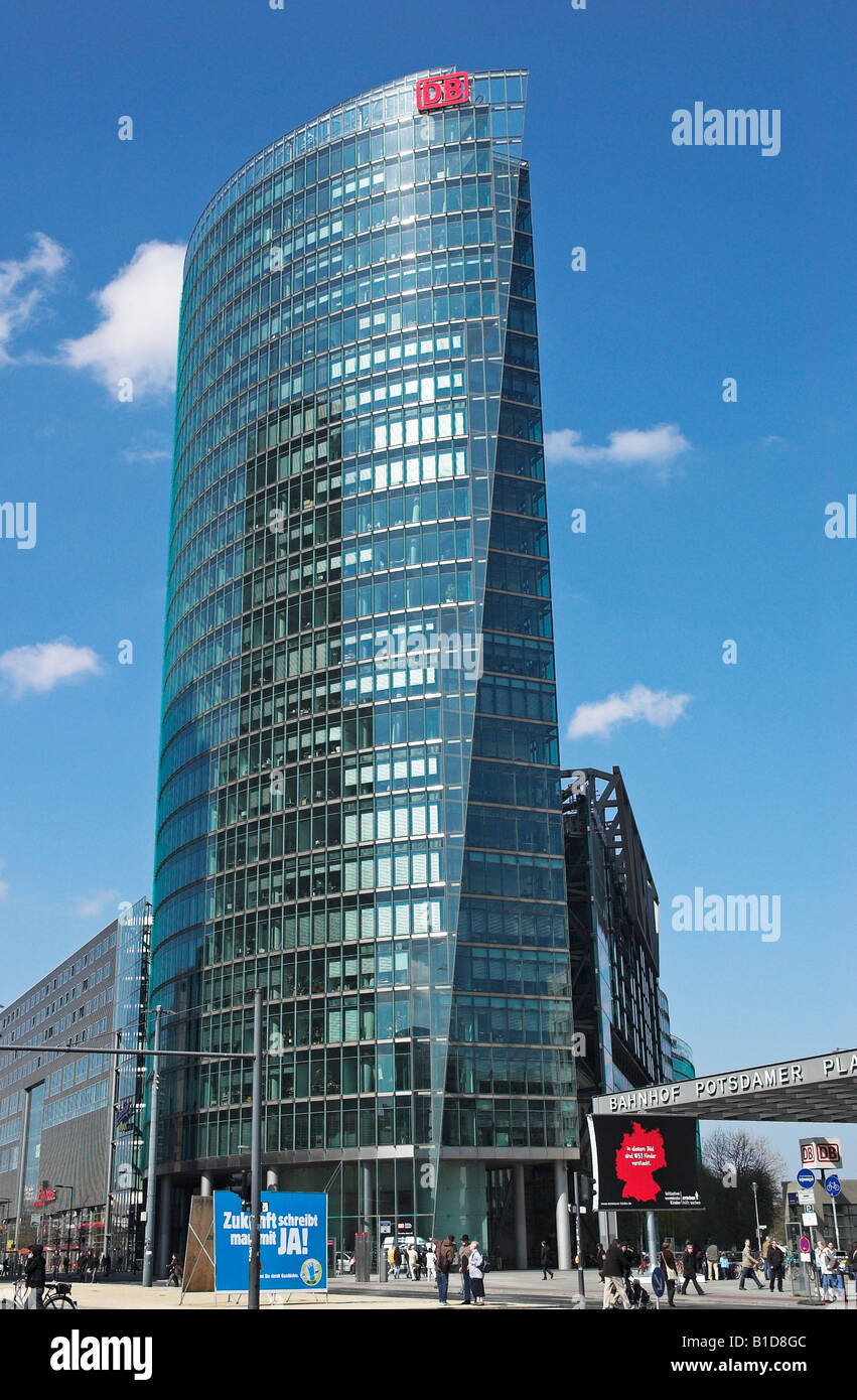 Head office of the German Railways at Potsdamer Platz Berlin Germany