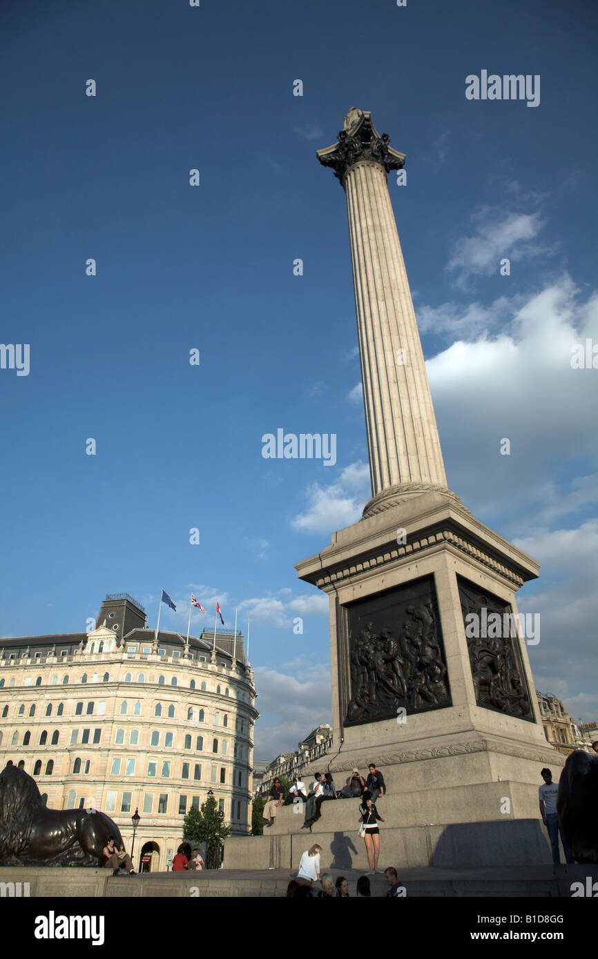 Nelson's column, Trafalgar Square, London Stock Photo - Alamy