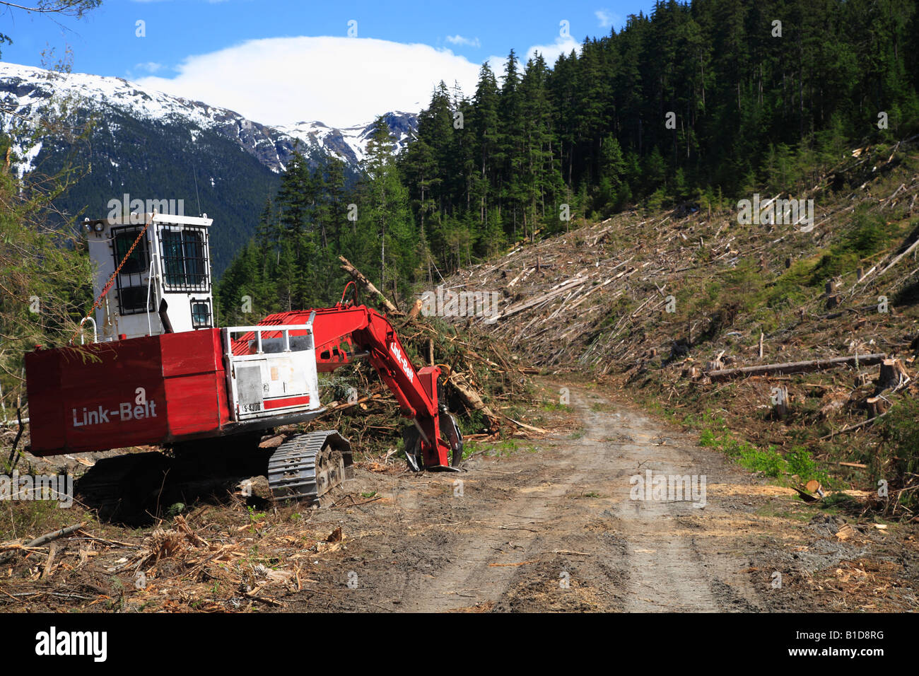 Logging machinery british columbia hires stock photography and images