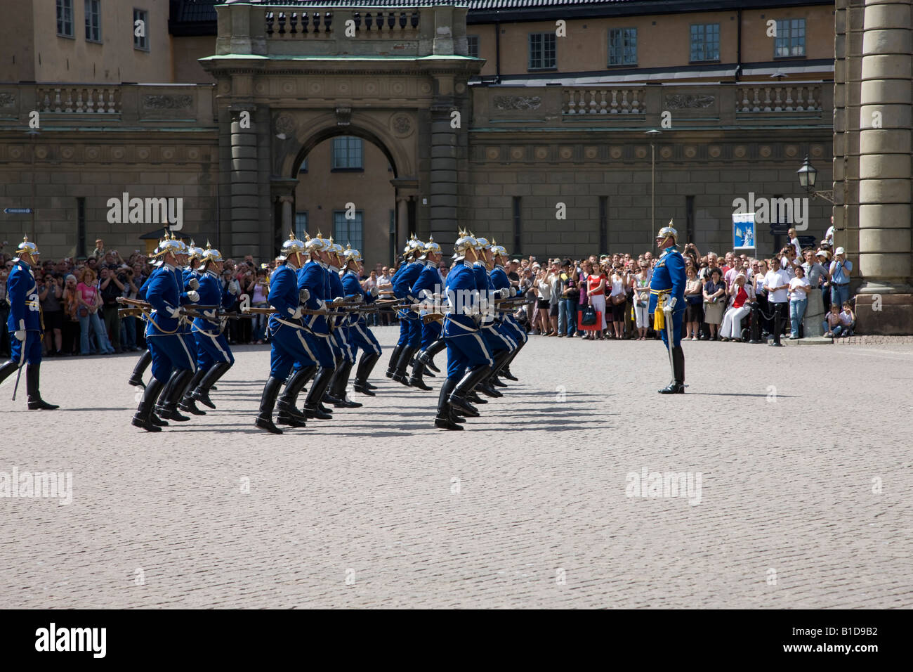 Changing of the Guard (Stockholm) Stock Photo