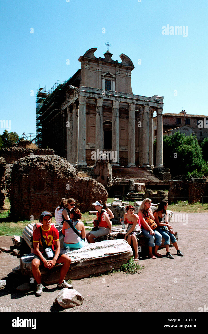 Forum romanum monuments rome hi-res stock photography and images - Alamy