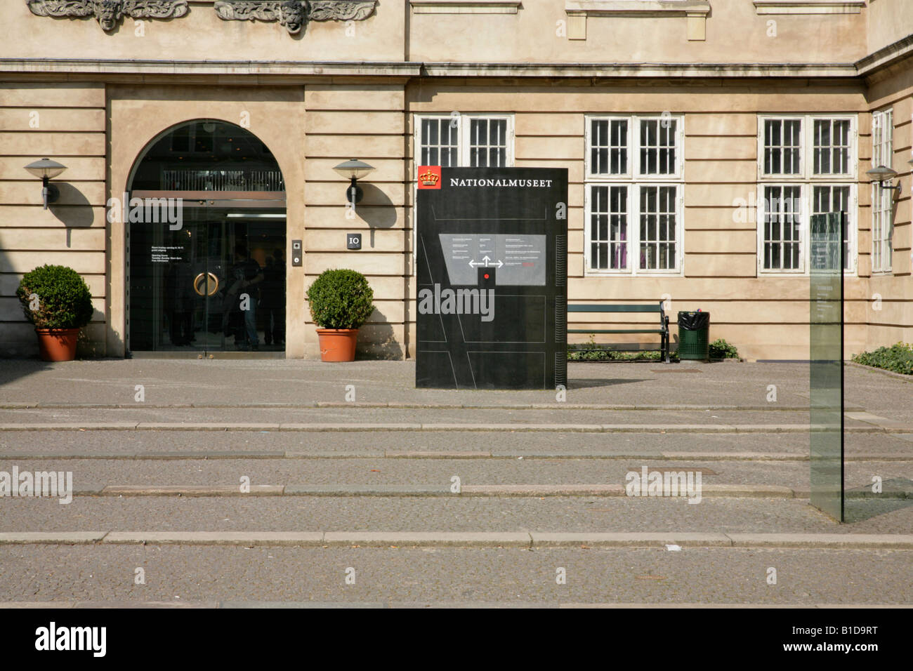 Front entrance to the Nationalmuseet or National Museum, Copenhagen, Denmark. Stock Photo