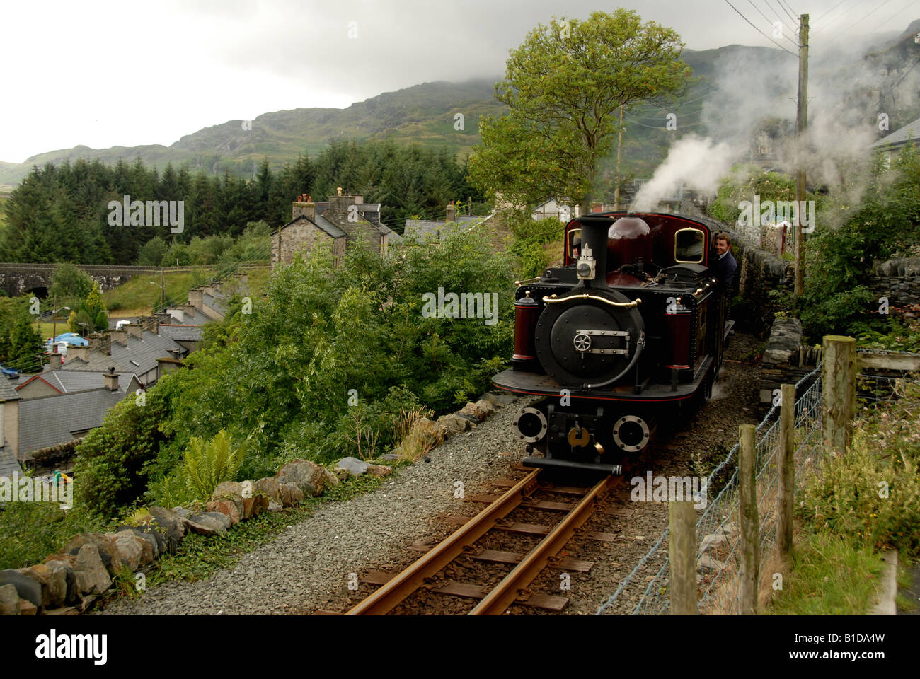 Steam Train Ffestiniog Railway Stock Photo Alamy