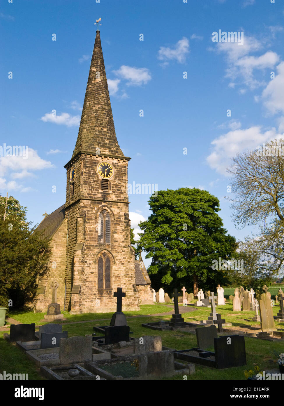 St Marks parish church in the village of Amcotts, North Lincolnshire, England, UK Stock Photo