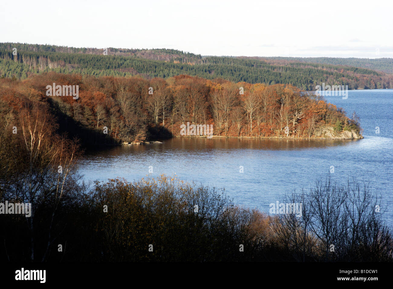 Autumn colours at the lake Stock Photo - Alamy