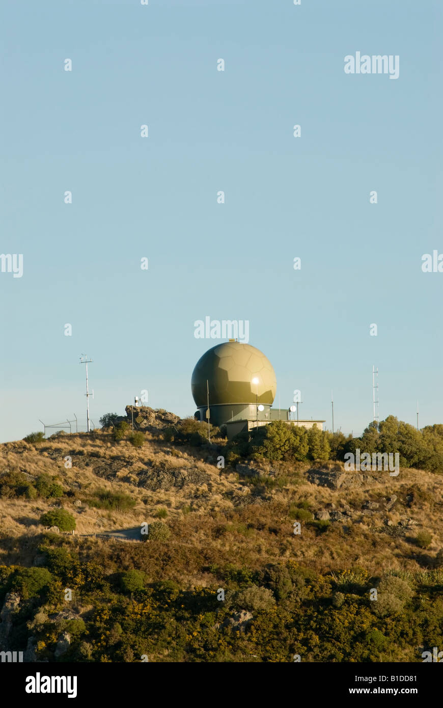 Airways New Zealands radar station at Cass Peak in Christchurchs Port