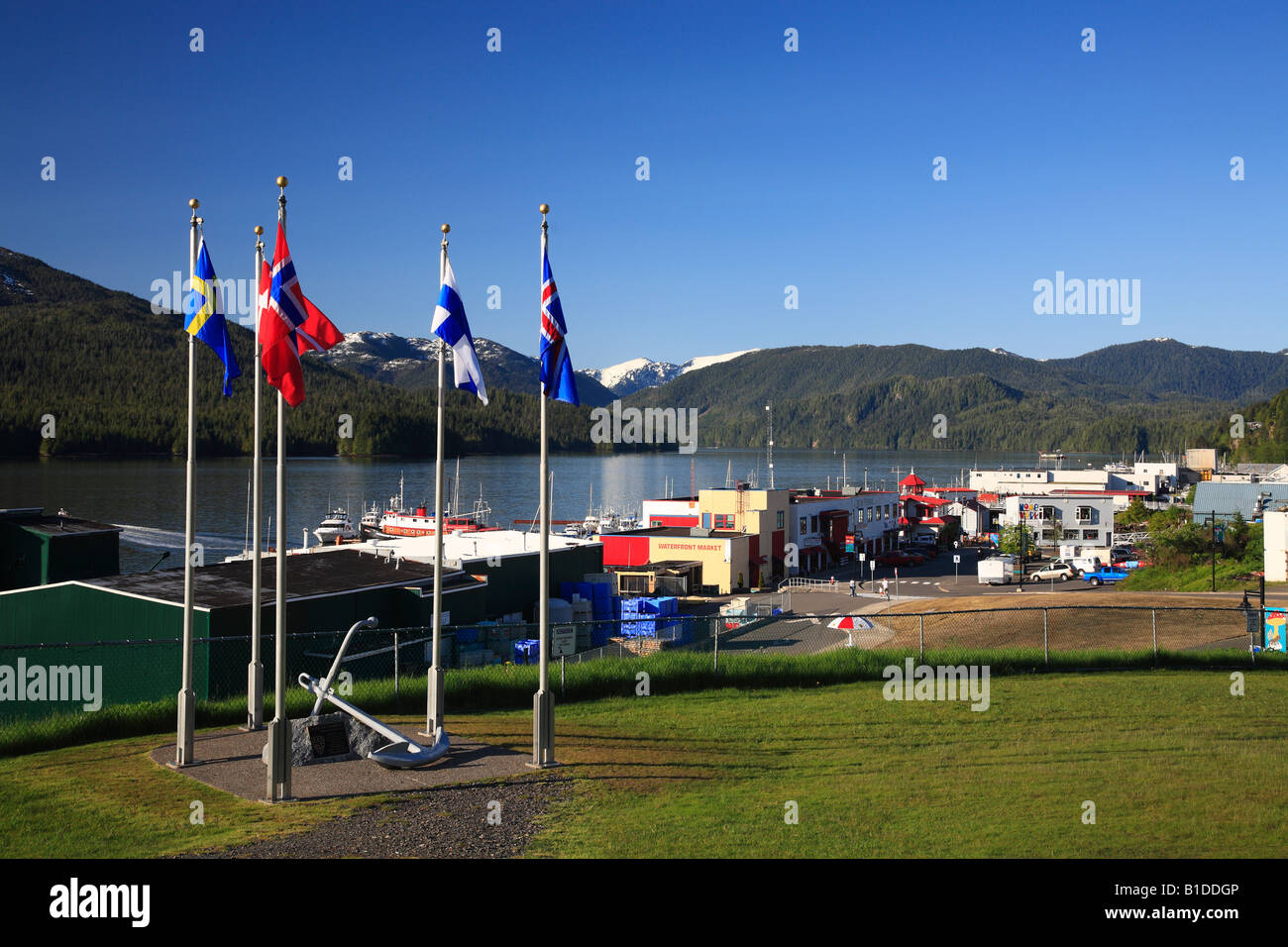 Waterfront in Prince Rupert British Columbia Stock Photo Alamy