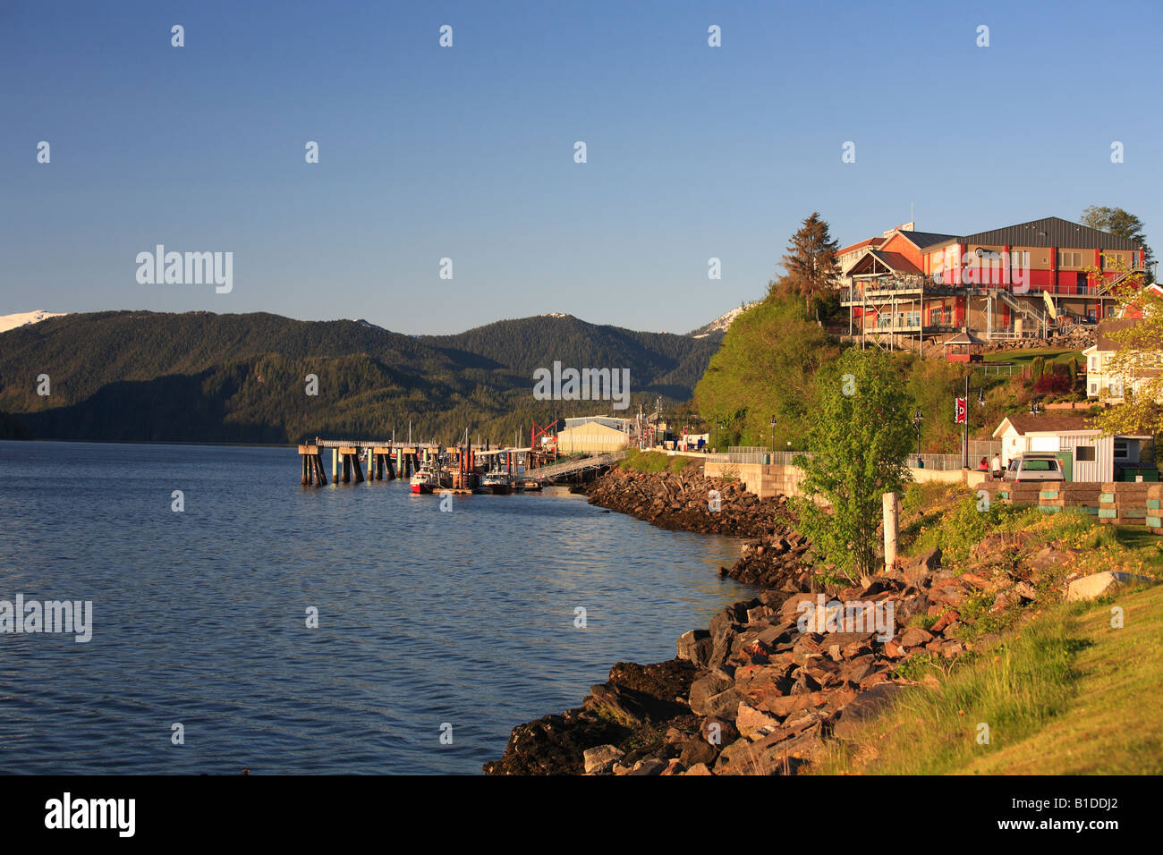 Waterfront Prince Rupert BC Stock Photo Alamy