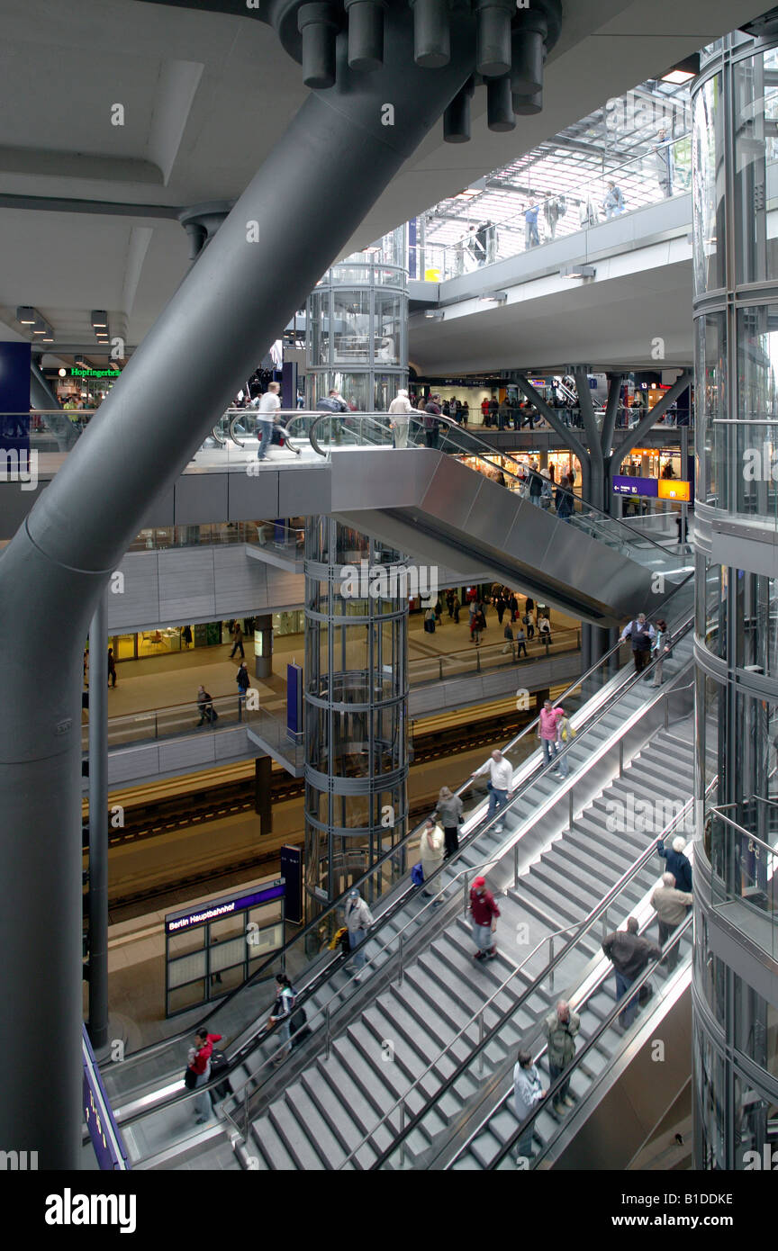The Berlin Central Station, Germany Stock Photo