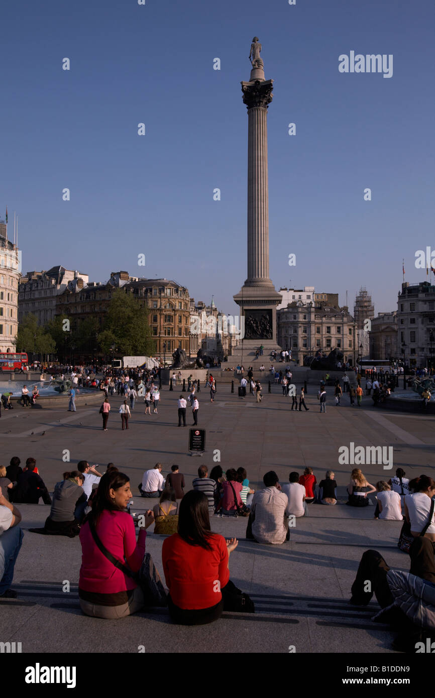 Trafalgar Square, London, England Stock Photo - Alamy
