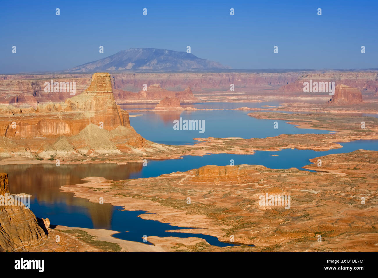 Gunsight Butte on the Utah side of Lake Powell in Glen Canyon National