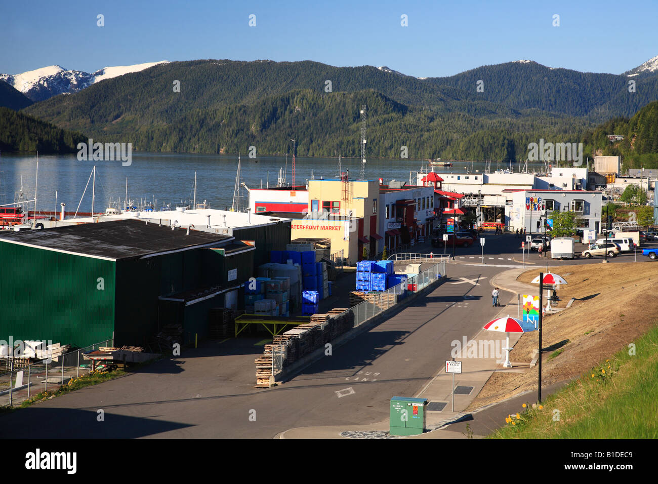 Waterfront in Prince Rupert British Columbia Stock Photo Alamy